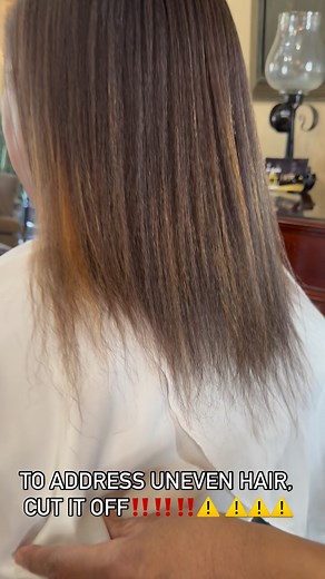 To address uneven hair, you can either cut off the shorter sections to achieve a more even length or try styling techniques to minimize the appearance of the unevenness. Here’s a more detailed explanation: Cutting off uneven hair: Assess the situation: Determine how much shorter the uneven sections are compared to the rest of your hair. Cut strategically: If you’re comfortable cutting your own hair, pull the hair straight up and cut vertically, ensuring the scissors are parallel to the hair peek