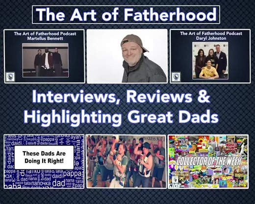 Happy Fatherhood Friday! As we head into the weekend, check out this week's fatherhood content over at my site and podcast, The Art of Fatherhood. ⏹ An Art of Fatherhood podcast with Martellus Bennett. Thanks to The Free Spirits Company for sponsoring this week's episode. ⏹ These Dads Are Doing It Right - Part 283 – Quality Dads From Sitcoms ⏹ Dad Becomes Fashion Icon, Credits 1980’s Stallone Film ⏹ Dads Start Going To The Gym When Male Model Moves In ⏹ Collector of The Week – Star Trek Movie Co