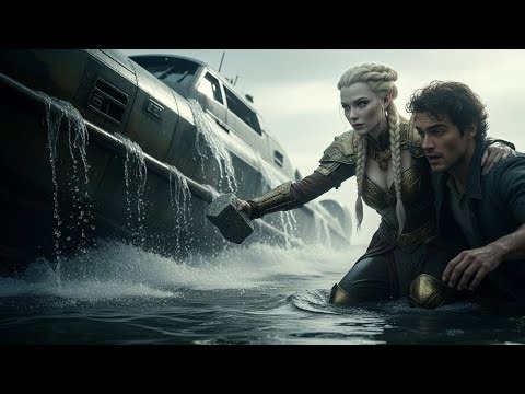 Alien Girl Drags Human From A Sinking Skimmer, Finding A Relic That Reacts To Human