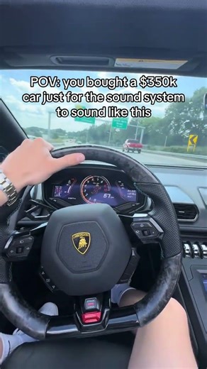 Lamborghini sound system😭📉 #lamborghini #fyp #lambo #soundsystem #viral