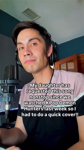 Sam Tsui on Instagram: "Okay #kpopdemonhunters is my daughter’s (and my) new obsession - thank you #netflix !! #cover #kpopdemonhuntersnetflix #sajaboys #kpop #vocals"