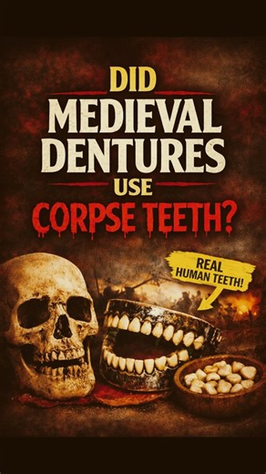 Medieval Dentures: Corpse Teeth!