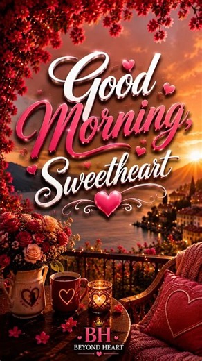 Good Morning, Sweetheart ❤️ | A Beautiful Morning Message to Start Your Day