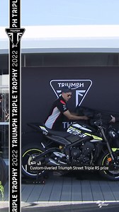 68K views · 3.6K reactions | Jeremy Alcoba's amazing comebacks paid off!  The #Moto2 rider won the 2022 Triumph Motorcycles Triple Trophy and as a gift, the Spaniard was rewarded with a custom-liveried Triumph Street Triple RS 765 朗 Enjoy it, Jeremy! ✊ | MotoGP | Facebook