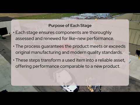 What Are the Key Stages of Product Remanufacturing?