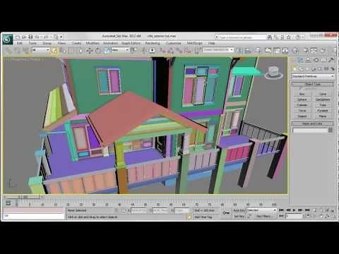 3ds Max Tutorial - How to assign random colours to scene objects