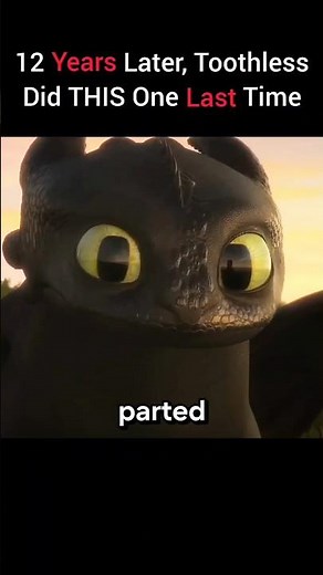 Did You Notice What Toothless Did Before Leaving Hiccup ? #shorts