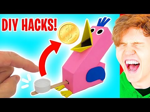 TOP 15 GREATEST DIY HACKS EVER! (TOOTHPASTE STRESSBALL, DIY FOOD HACKS, RAINBOW HACKS, & MORE!)