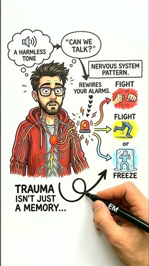 The Body Keeps the Score — Why Trauma Lives in Your Body #Shorts