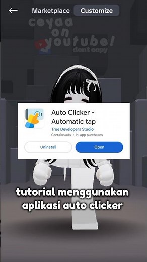 TUTORIAL MENGGUNAKAN APLIKASI AUTO CLICKER #roblox