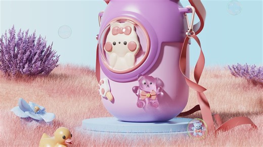 新年伊始，案例开始更新/keyshot水杯渲染