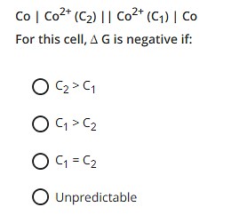 Given the electrochemical cell notation:Co | Co^{2 } (C_2) ||... | Filo