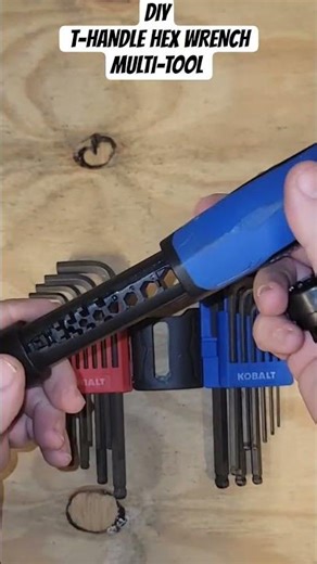 DIY T-Handle Hex Wrench Multi-tool by Kobalt #DIY #Kobalttools