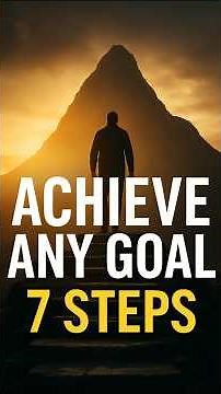 Achieve Any Goal With These 7 Simple Steps Brian Tracy Motivation 🧠💪