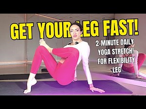 Full Yoga Leg Stretch Routine! Quick Flexibility Boost for All Levels! (4K)