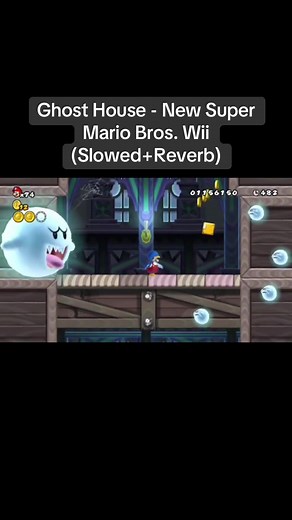 Exploring Ghost House in New Super Mario Bros. Wii
