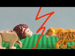LEGO Tiger vs. Lion