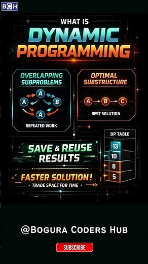 What is Dynamic Programming? | Dynamic Programming Made EASY 💻 | Solve Any Problem Faster! | Learn