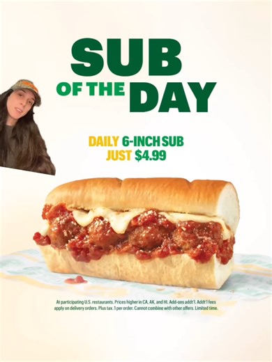 Discover Your Daily Subway Sub for Just $4.99