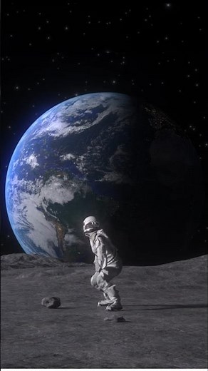 "Astronaut Dancing on the Moon – Funniest Space Video Ever!"