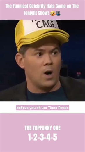 The Funniest Celebrity Hats Game on The Tonight Show! 🤣🎩 #shorts #celebrity #funny #comedy #viral