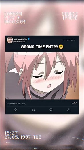 Wrong Time Entry🤣 [ My Bride is a mermaid ] #anime #shorts