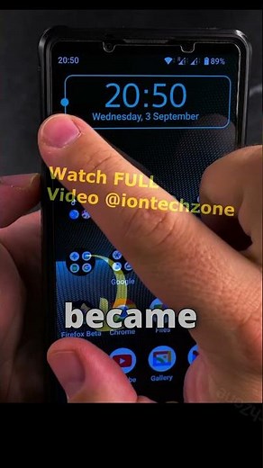 How to Make the Clock Bigger on Your Android Home Screen Part 1 - Full Video Linked