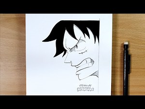 Draw Monkey D Luffy in Minutes! | Easy Anime Tutorial