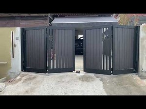 FULLY ALUMINIUM TRACKLESS AUTO GATE SYSTEM