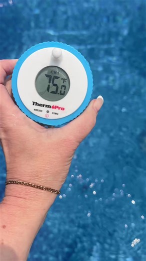 Accurate Wireless Pool Thermometer for Summer Fun