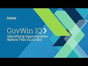 Identifying Government Contracting Opportunities Earlier With GovWin IQ