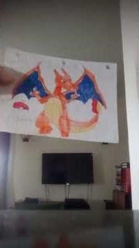 How to draw Charizard from Pokemon.