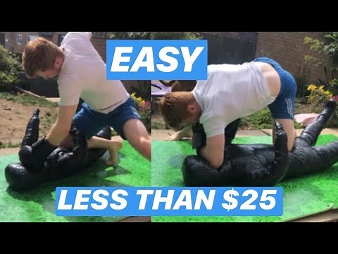 HOW To Make The ULTIMATE Homemade MMA DUMMY Punch Bag! Ground and Pound & BJJ! TUTORIAL!