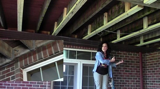 DIY UNDER DECK ROOF AND DRAINAGE SYSTEM PART 1 - Renee Romeo