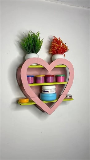 DIY Heart Shelf 💖 #osmcraft 🫰