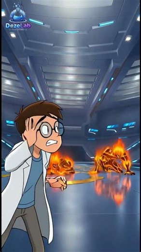 Fire vs Lightning #mutant #animation #battle