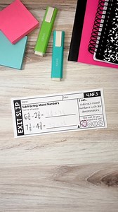 Check for understanding without the overwhelm!! Math Exit Slips make it easy to quickly check for understanding. Students will love how quickly they can demonstrate their understanding, and you'll love how easy they are to grade. With a quick glimpse at how much your students understand, you'll be able to tell if you need to revisit a skill or possibly pull small groups. My Math Exit Slips are available for 2nd to 5th grade. Use the link in my bio to take a closer look. You can also comment belo