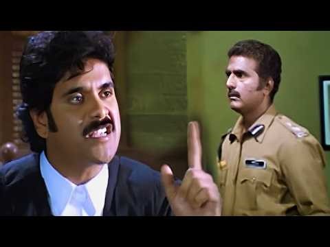 Nagarjuna exposes a dishonest officer in court, leaving everyone stunned! | Dilwale Court Scene