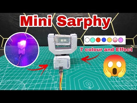 😱 How To Make MINI SHARPHY LIGHT 🔥 7 Colors + Effects at Home // sharphy lights kaise banaye