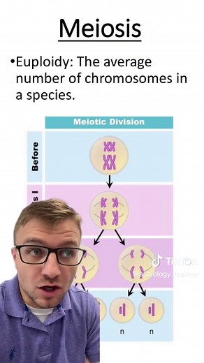 Non-Disjunction #biology #nondisjunction #meiosis #genetics #trisomy #monosomy #greenscreen