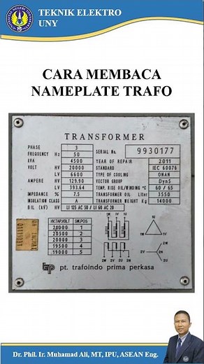 Understanding Transformer Nameplates