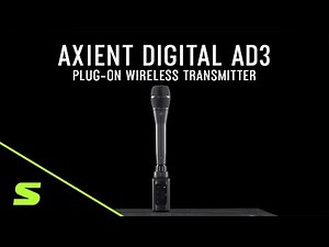 Shure Axient Digital AD3 Product Overview