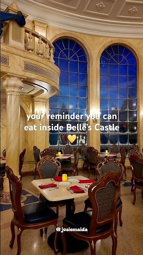 Did you know you can go INSIDE this castle to dine at Walt Disney World? #disneyworld #disneydining