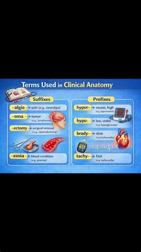 Medical Prefixes & Suffixes Explained Easily | Medical Terminology Basics #medicaleducation
