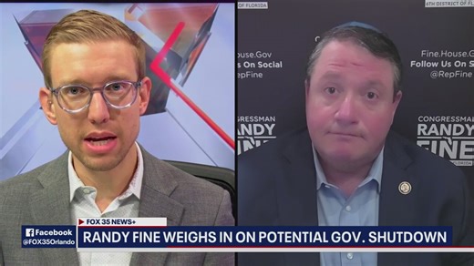 Rep. Randy Fine on possible government shutdown