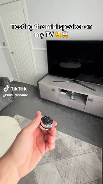 Testing a Mini Speaker Experience on TV