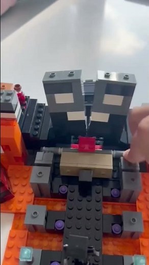 Wither Battle 21590 #lego #legobuilding #minecraft #minecraftsurvival