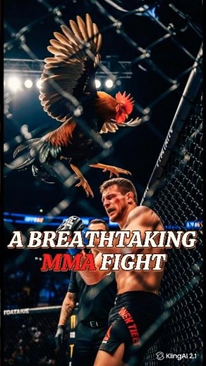 Rooster vs. Human MMA: Unbelievable Showdown, Is a KO Imminent?!