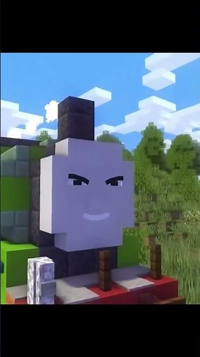 Sodor Fallout Racing: Percy VS Thomas (Part 2) | Minecraft MEME Animation #thomas #minecraft #shorts