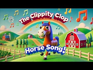 The Clippity Clop Horse Song! 🐴🎵 | A Fun Galloping Adventure for Kids!